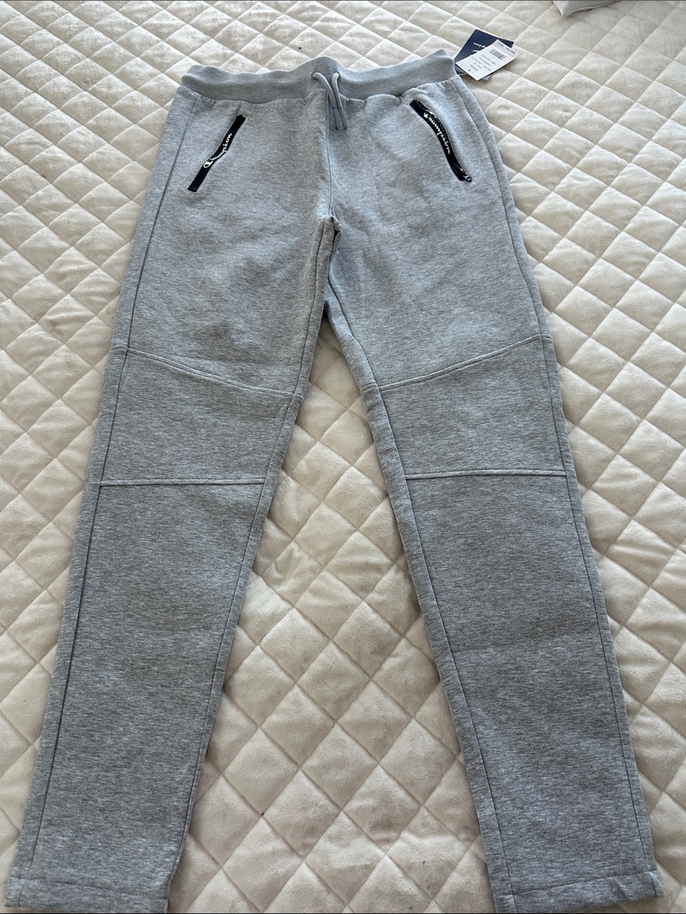Champion Gray Men's Jogger Sweatpants with Zip Pockets
